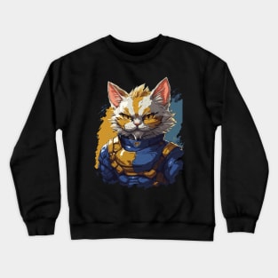 Cat Vegeta Crewneck Sweatshirt